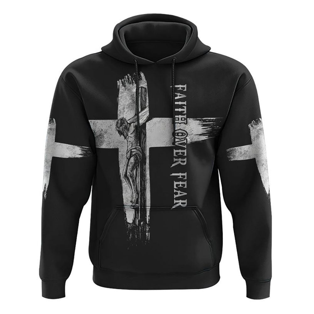 A Child Of God A Man Of Faith All Over Print 3D Hoodie, Christian Hoodie