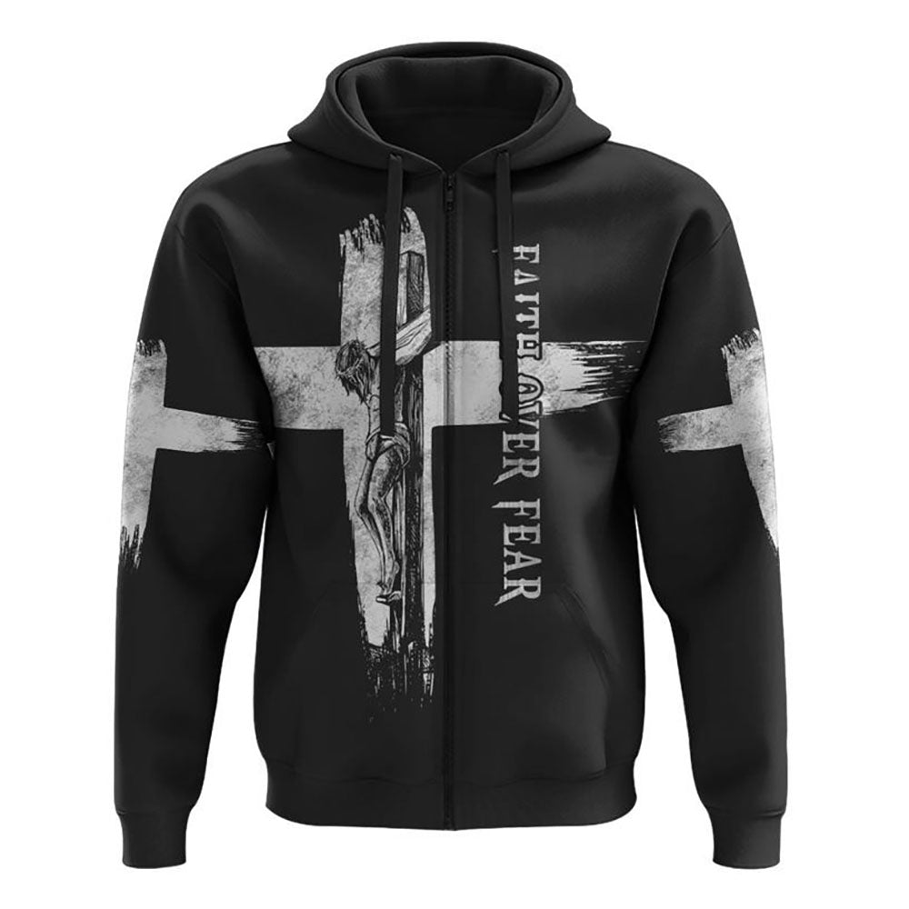 A Child Of God A Man Of Faith All Over Print 3D Hoodie, Christian Hoodie
