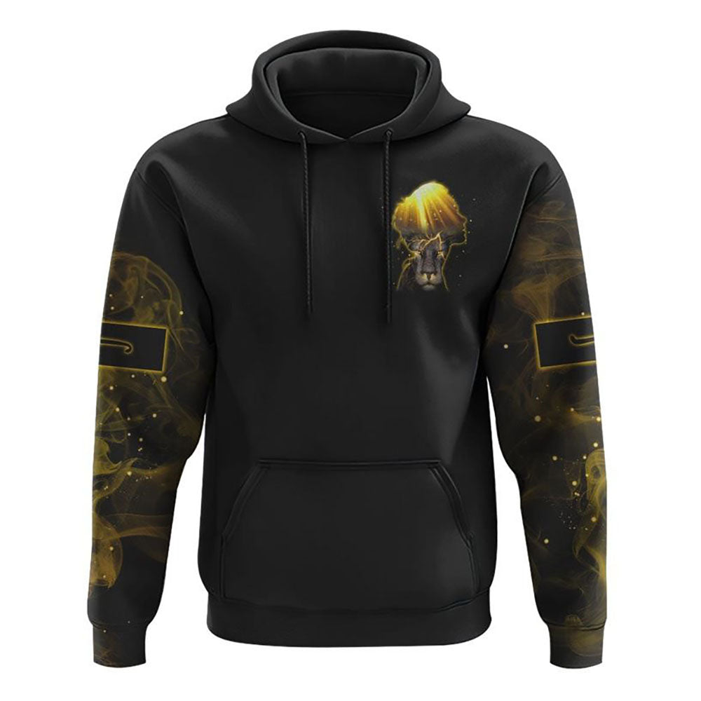 A Child Of God A Woman Of Faith Lion Girl All Over Print 3D Hoodie, Christian Hoodie