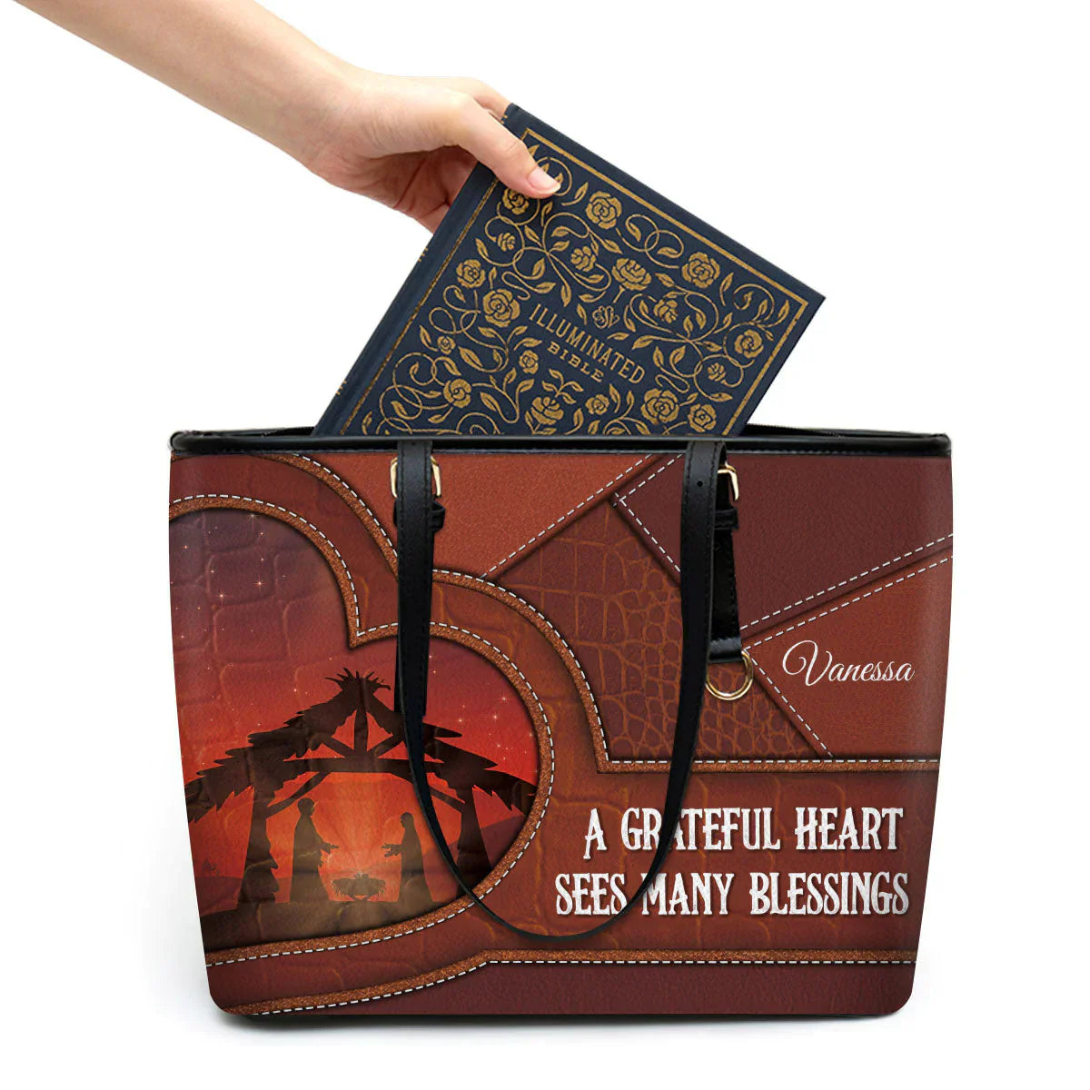 A Grateful Heart Sees Many Blessings, Personalized Gifts, Gifts for Women, Christmas Gift.